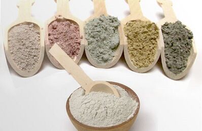 Argila de comida para reprodução de parasitas do corpo