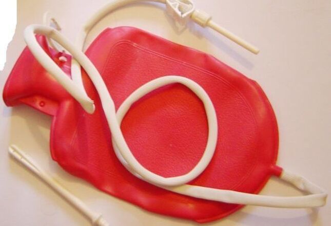 enema para limpar o corpo de parasitas